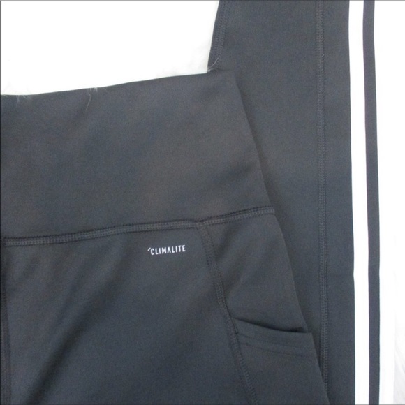 🆕 SOLD Adidas 7/8-length high-rise leggings grey - Picture 2 of 4